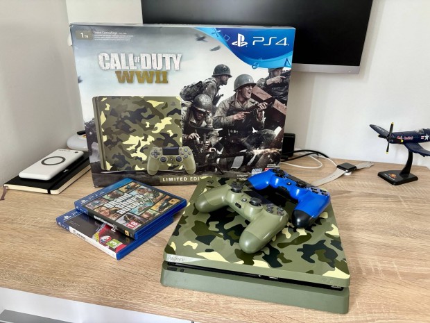 Playstation 4 slim 1TB COD WWII limited edition PS4