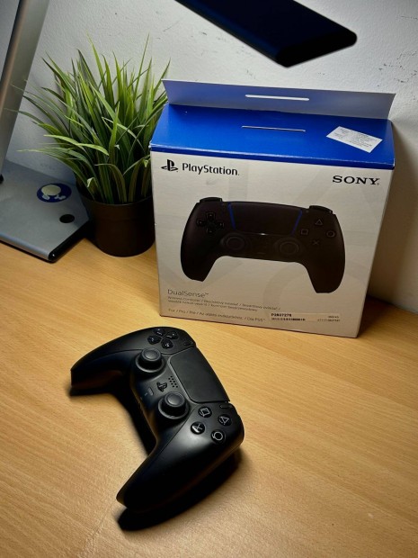 Playstation 5 Dualsense Wireless Black kontroller dobozos teljesen hib