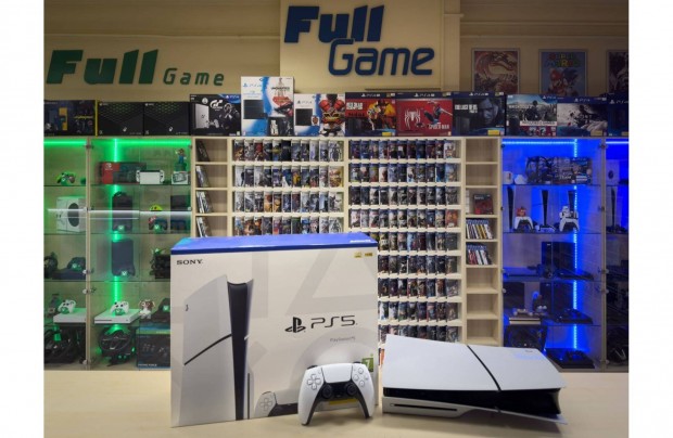 Playstation 5 Slim 1TB PS5 Slim lemezolvasóval garanciával üzletből
