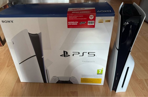 Playstation 5 Slim / lemezes / PS5 / 2 v garival