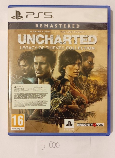 Playstation 5 - Uncharted 4 Legacy of Thieves Collection