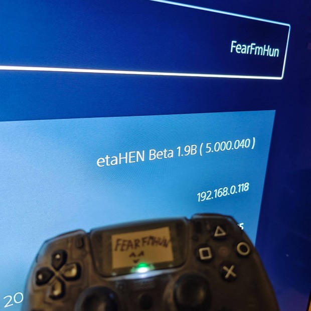 Playstation 5 / firmware 5.00 / etahen /