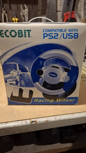 Playstation PS2 kormány pedál szett