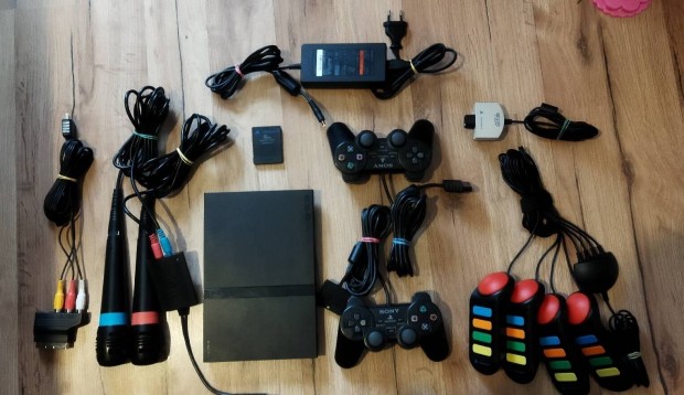 Playstation PS2 slim konzol csomag jtkokkal 