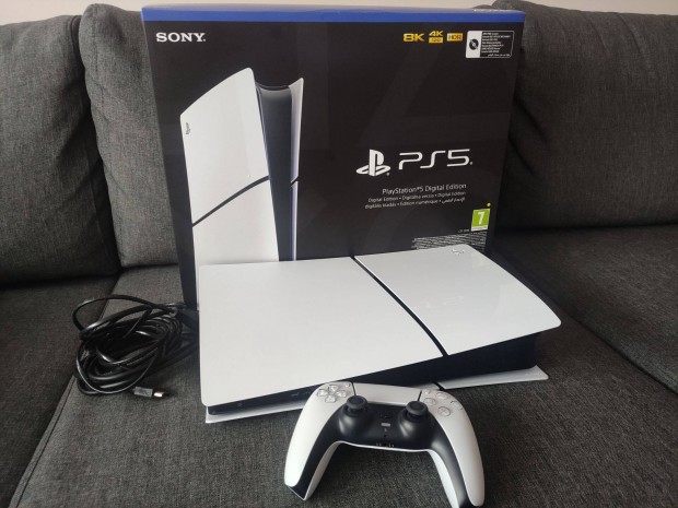 Playstation PS5 Slim Digital 1TB 19 hónap garanciával