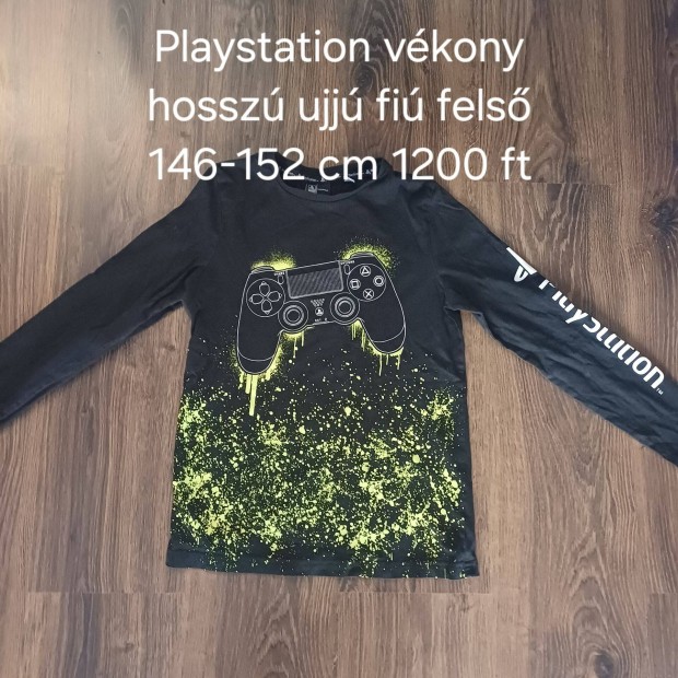 Playstation vkony hossz ujj fels 146-152 cm