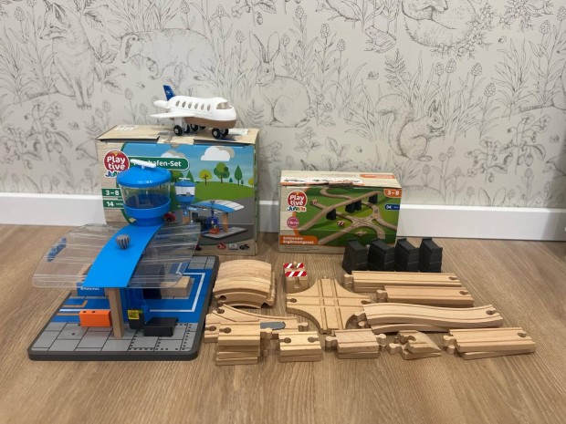 Playtive vasúti pálya/ vonatsín és repülőtér