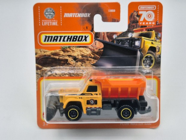 Plow Master 6000 hókotró - 64/100 - bliszteres - Matchbox - 1:64