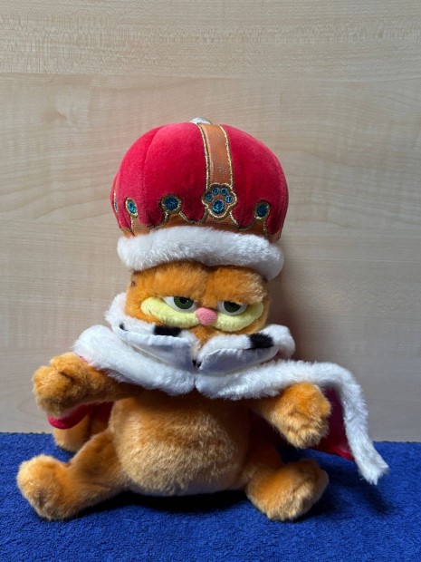 Plüss Garfield cica figura, mesefigura