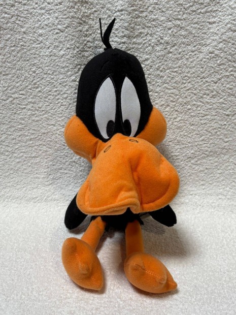 Plüss kacsa mesefigura, játék, Daffy Duck, Looney Tunes