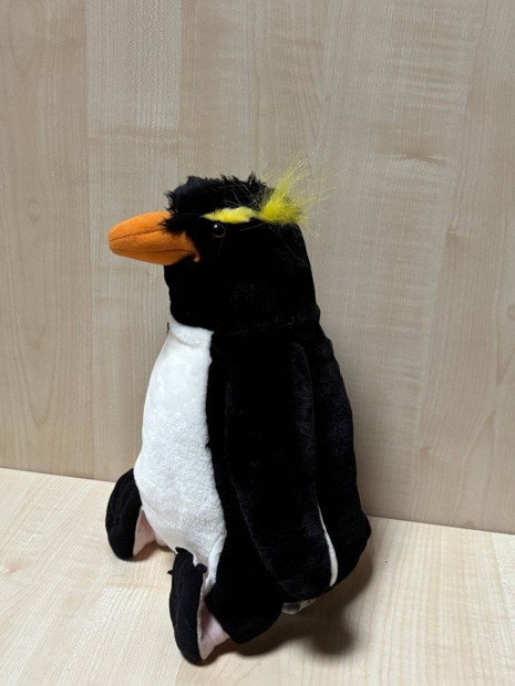 Plüss pingvin figura, játék