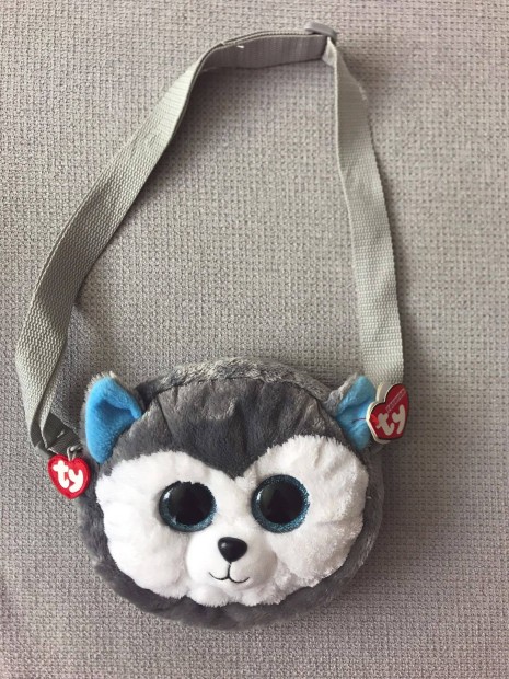 Plüss válltáska Ty Slush husky