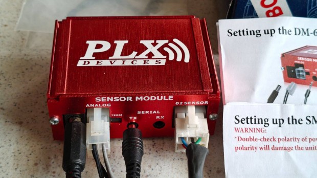 Plx SM-AFR Gen4 LSU 4.9 szélessávú lambdaszonda vezérlő + DM-6 kijelző