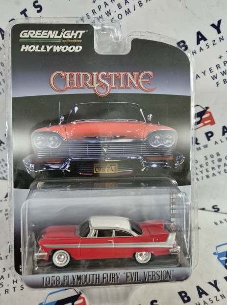 Plymouth Fury (1958) - Evil Version - Christine -  Greenlight - 1:64