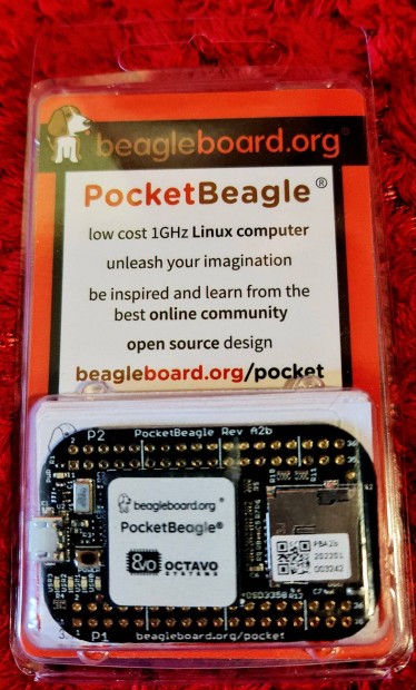 Pocket Beagle Mini pc ,Am Cortex-A8 1Ghz,512Mb DDR3, Gyri Csomagolsb