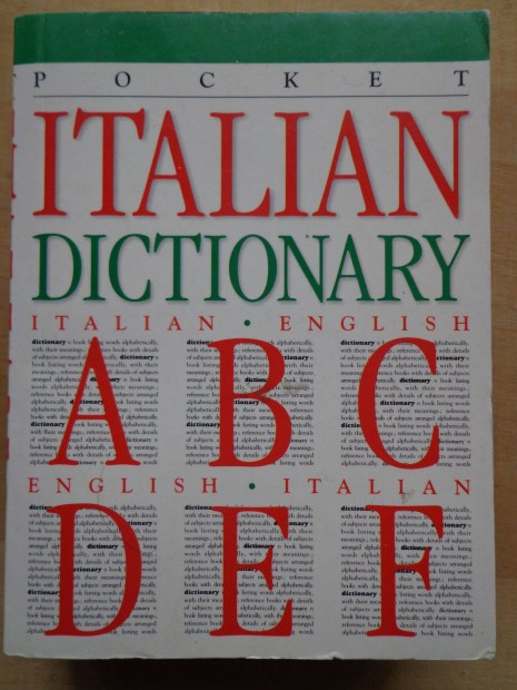 Pocket Italian dictionary (Olasz-angol zsebsztr)