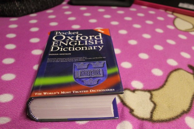 Pocket Oxford English Dictionary, Uj, angolul