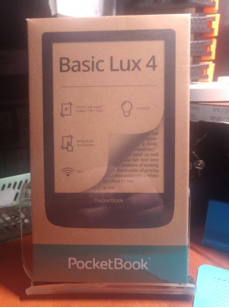 Pocketbook BASIC Lux 4 Ebook Olvas Uj ,Bontatlan