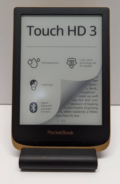 Pocketbook Touch HD 3 (PB632) ebook olvas Wifi, Bluetooth, beptett
