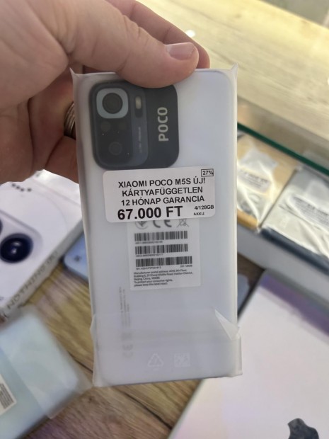 Poco M5s Krtyafggetlen 128 GB, 12 h garancia