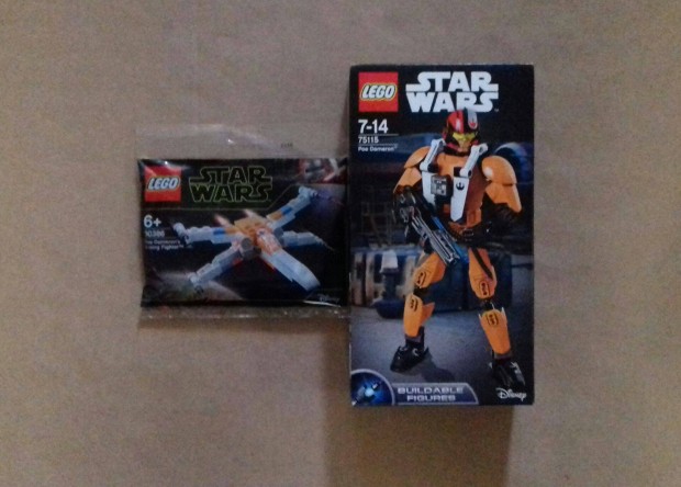 Poe Dameron: bontatlan Star Wars LEGO 75115 + 30386 X-szrny Fox.rba