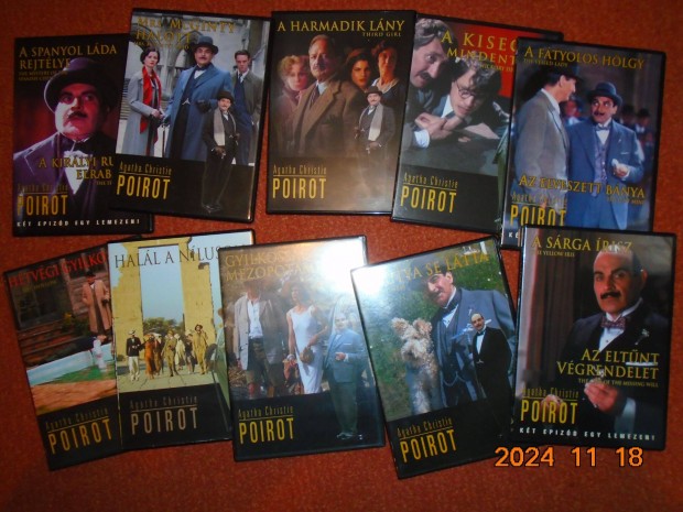 Poirot 10 db. DVD