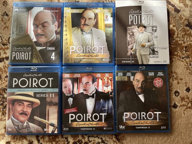 Poirot 4,9,10,11,12,13. vad blu-rayen
