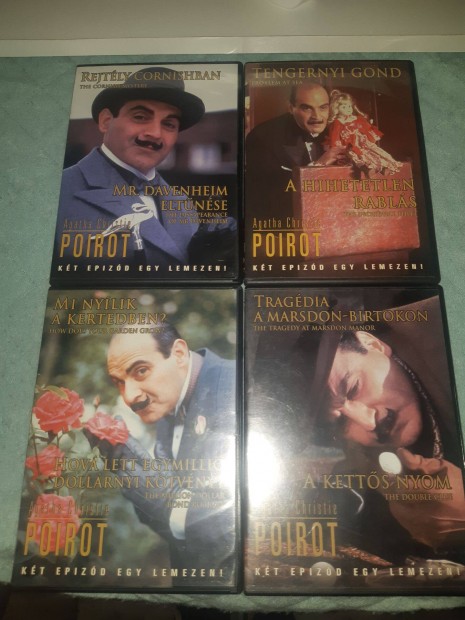 Poirot DVD Filmsorozat Agatha Christie