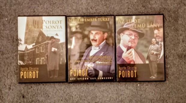 Poirot DVD gyjtemny 43 db-os