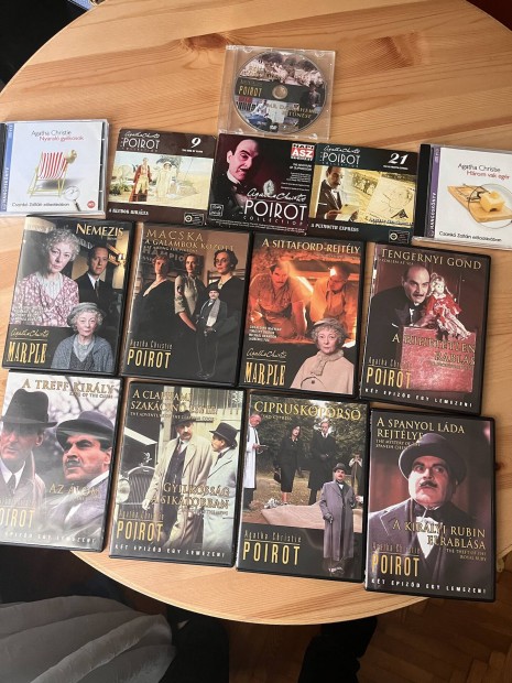 Poirot dvd k 12 db plusz 2 hangosknyv