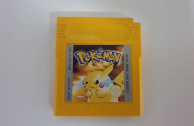 Pokmon Pokemon Yellow Version Nmet Gameboy Game Boy jtk eredeti