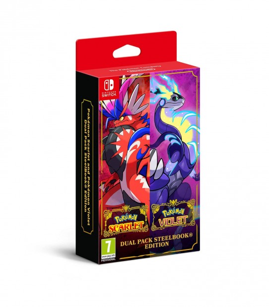 Pokmon Scarlet & Violet Dual Pack Steelbook Edition (Switch)