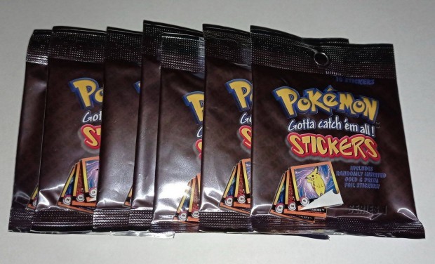 Pokmon Stickers Series 1 bontatlan matrica csomagok (Artbox)