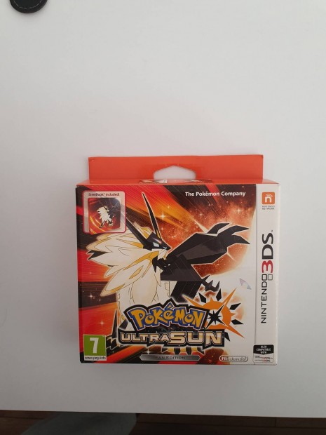 Pokemon Ultra Sun rajongi kiads Steelbook Nintendo 3DS jtk 