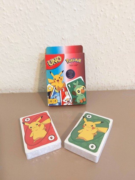 Pokemon Uno kártya Új számlával készleten