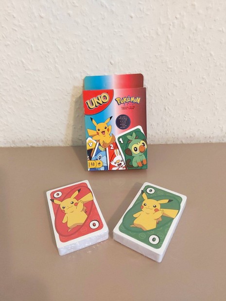 Pokemon Uno krtya j szmlval kszleten