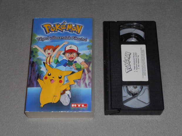 Pokemon / Pokmon 1. - Tged vlasztalak Pikachu! Anime VHS kazetta