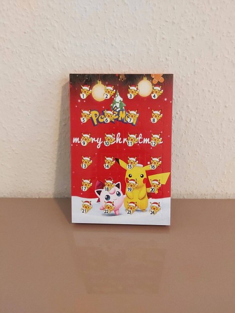 Pokemon adventi naptr Pikachu Charmander 24db j Ajndk tollal