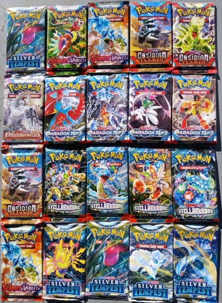 Pokemon csomag eredeti USA-Bl 10 krtyt tartalmaz 1500 forint rt.