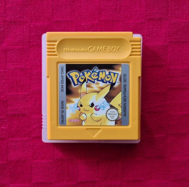 Pokemon gelbe (Nintendo Game Boy) gameboy pokmon gelbe yellow