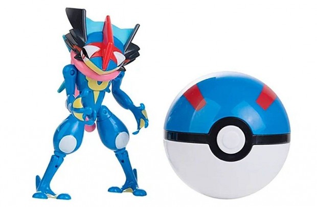 Pokemon labdba zrhat Greninja figura