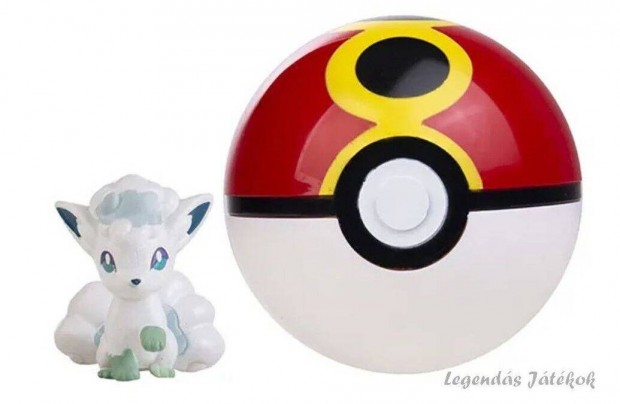 Pokemon labdba zrhat mini Ice Vulpix figura