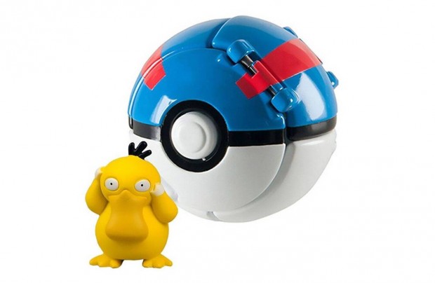 Pokemon labdba zrhat mini Psyduck figura