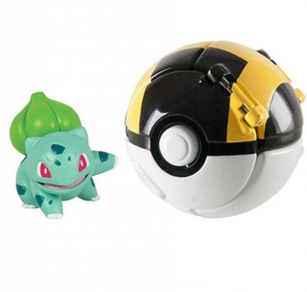 Pokemon poklabda Bulbasaur figurval j Pokmon szmlval