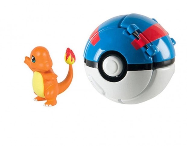 Pokemon poklabda Charmander figurval j Pokmon szmlval