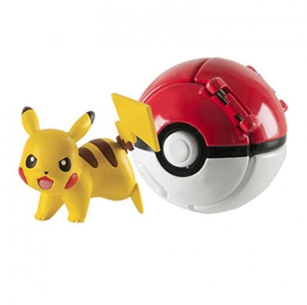 Pokemon pokélabda Pikachu figurával Új Pokémon játék készleten