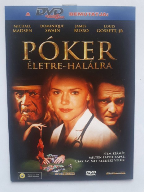 Pker letre-hallra (paprtokos) DVD (posta 255 Ft)