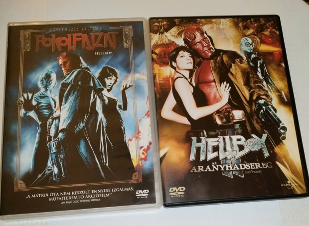 Pokolfajzat Hellboy 1 - 2 egyben 1999 Ft dvd