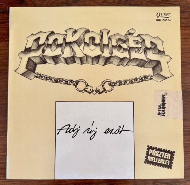 Pokolgép Adj új erőt vinyl lp bakelit lemez új állapotban