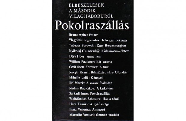 Pokolraszlls (hbors novella gyjtemny)